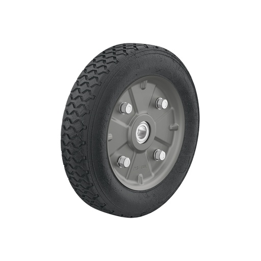 [T45487] Rueda de hule sólido 9' para diablo, doble balero, Pretul - Pag 139