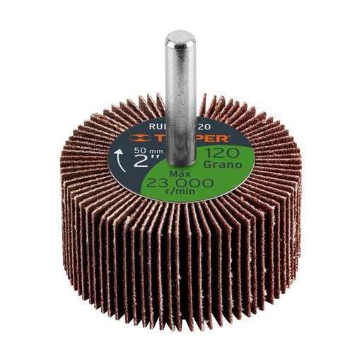 [T13039] Rueda flap de 2', grano 120, Truper - Pag 197