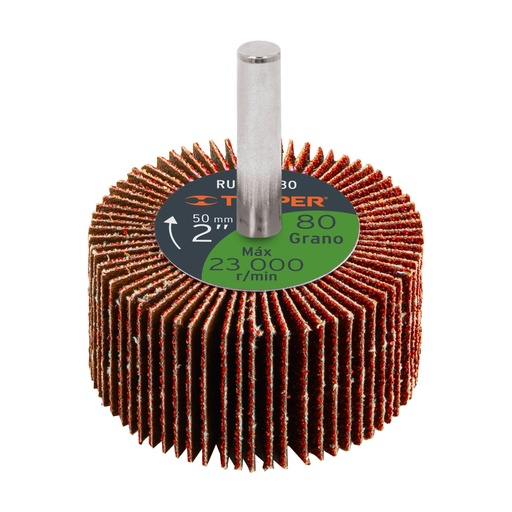 [T13038] Rueda flap de 2', grano 80, Truper - Pag 197