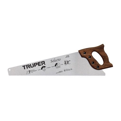 [T18160] Serrucho 22' Selecto, 7 DPP, Truper - Pag 364