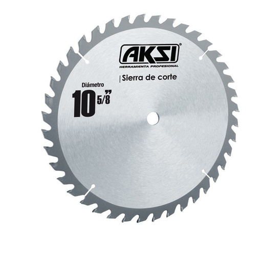 [A118511] Sierra circular para madera 10", 40 dientes, centro 5/8"