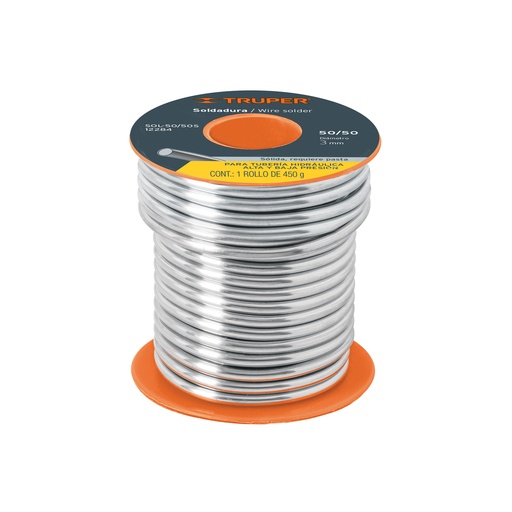 [T12284] Soldadura sólida 50/50 para tubería hidráulica, 450 g - Pag 376