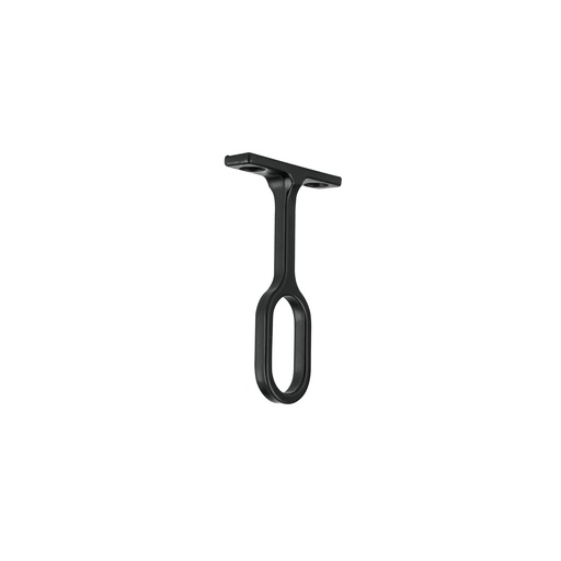 [T46586] Soporte negro para tubo ovalado de closet, Hermex - Pag 597