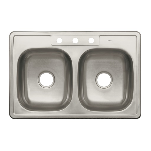 [T47024] Tarja de empotrar doble tina 86 x 56 cm, Foset Basic - Pag 498