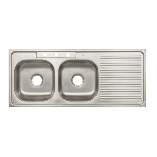 [T45060] Tarja de empotrar doble tina izquierda 120 x 50cm, Foset - Pag 498