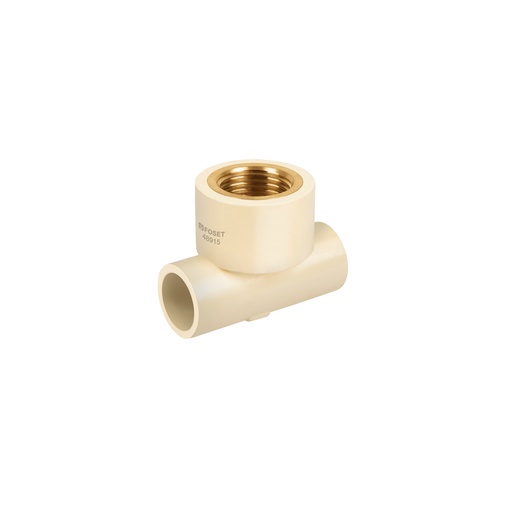 [T48915] Tee reducida hembra de CPVC 3/4' x 3/4' x 1/2' inserto latón - Pag 525