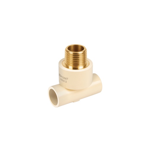 [T48912] Tee reducida macho de CPVC 3/4' x 3/4' x 1/2' inserto latón - Pag 525