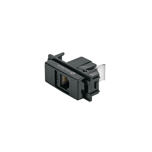 [T47611] Toma de teléfono, línea Italiana, color negro, Volteck - Pag 393