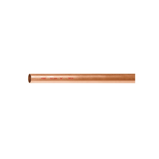 [T48151] Tubo de 1/2' de cobre tipo 'N' , de 3 m, Foset - Pag 531