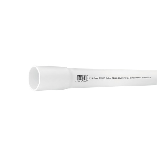 [T45522] Tubo de 2' de PVC hidráulico cédula 40, de 3 m, Foset - Pag 523