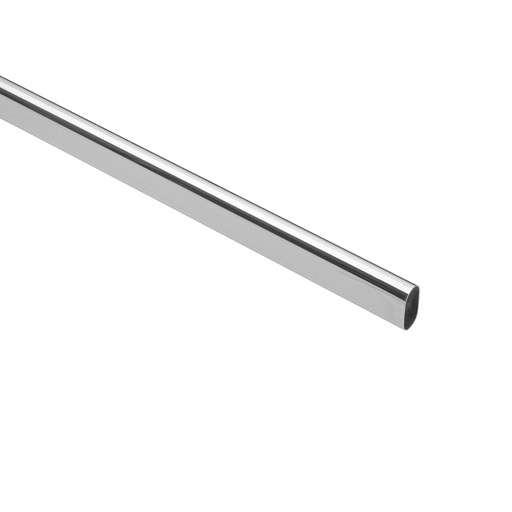 [T45898] Tubo ovalado para clóset,1.8 m, acero cromado, Hermex - Pag 597