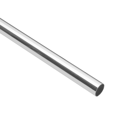 [T45894] Tubo redondo para clóset,1.5 m, acero cromado, Hermex - Pag 597