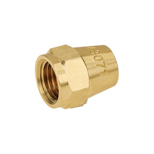 [T43071] Tuerca cónica de latón 1/4', Foset - Pag 520