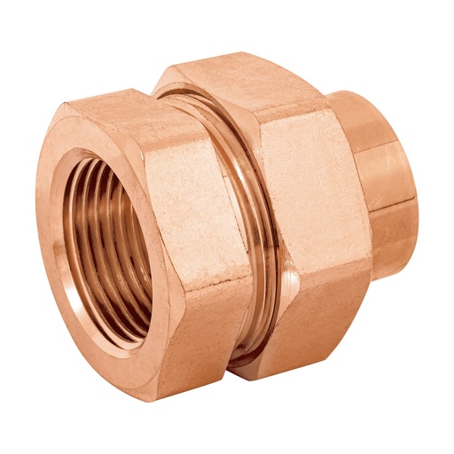 [T48884] Tuerca unión latón cobrizado 1' rosca interior, Foset - Pag 532