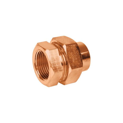 [T48883] Tuerca unión latón cobrizado 3/4' rosca interior, Foset - Pag 532