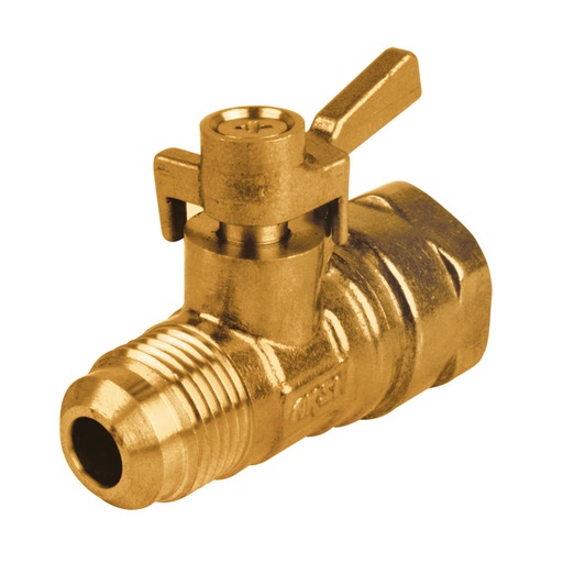 [A109701] Valvula para gas 1/2 x 3/8 " rorcable