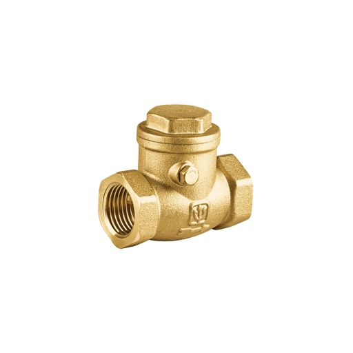 [T48510] Válvula check horizontal de latón, 1/2', Foset - Pag 537