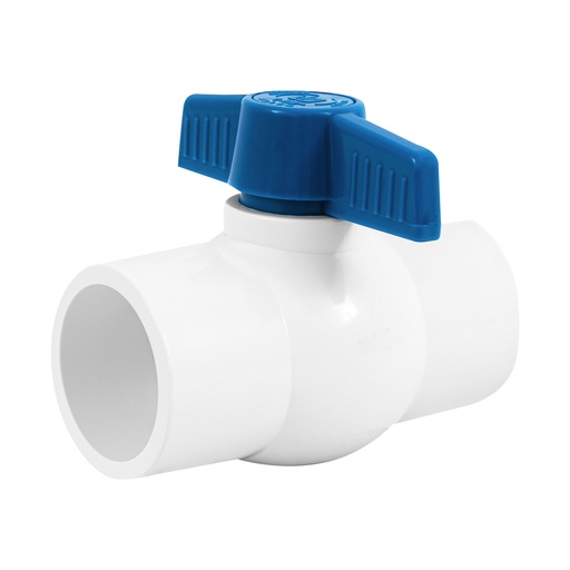 [T49160] Válvula de esfera de PVC 1 1/2' para cementar, Foset - Pag 523