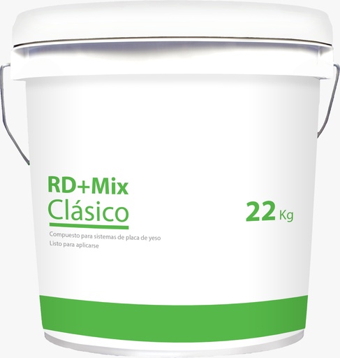 [RD+MIX CUB 22] RD+MIX Clásico para Placa de Yeso en Cubeta de 22kg