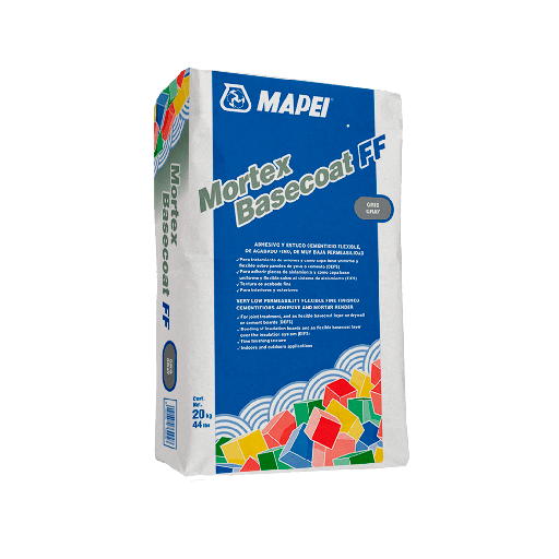 [BAS COA GRI 20] Recubrimiento Mortex BaseCoat Mapei Gris de 20kg