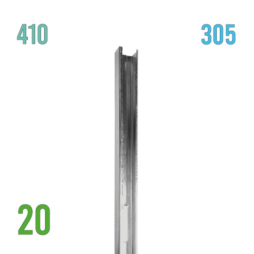 [POS 410 305 20] Poste Metálico Calibre 20 de 4.10cm a 3.05mt