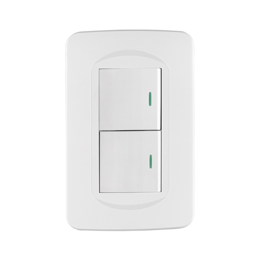 [T29059] Placa armada 1 interruptor y 1 de 3 vías 1.5 mód., Toledo - Pag 409
