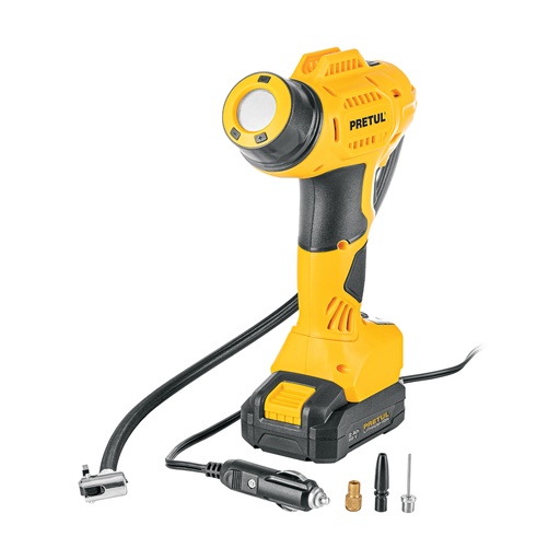[T29074] Inflador de aire, 20V, 1 batería 2Ah, PRETUL - Pag 23