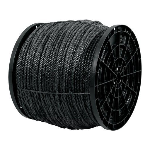 [T40766] Kilo de cuerda negra de polipropileno 11 mm, carrete 20kg - Pag 556