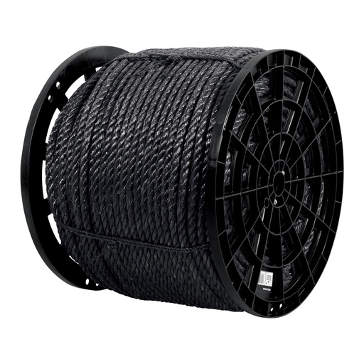 [T40768] Kilo de cuerda negra de polipropileno 16 mm, carrete 30kg - Pag 556