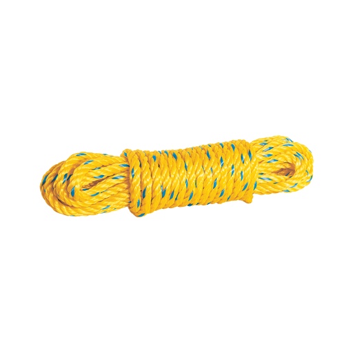 [T40964] Madeja de cuerda amarilla de polipropileno 8mm, 10m, FIERO - Pag 556