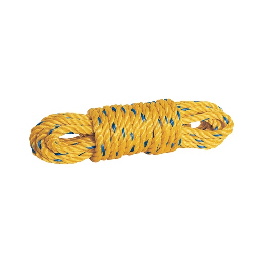 [T40965] Madeja de cuerda amarilla de polipropileno 10mm, 8m, FIERO - Pag 556