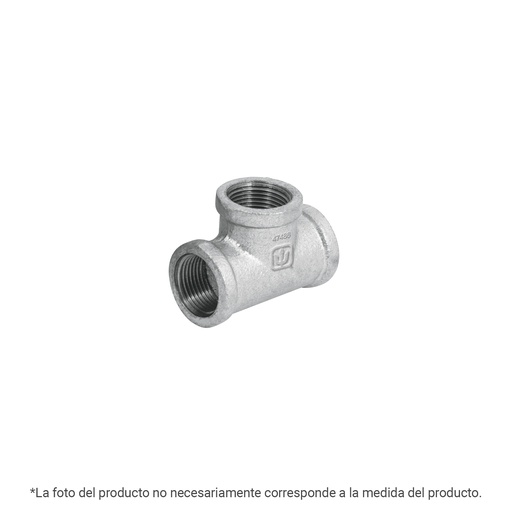 [T43980] Tee sencilla acero galvanizado 1/4', FOSET - Pag 534