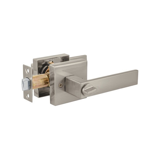 [T43996] Cerradura manija Módena p/baño, níquel satin, HERMEX - Pag 587