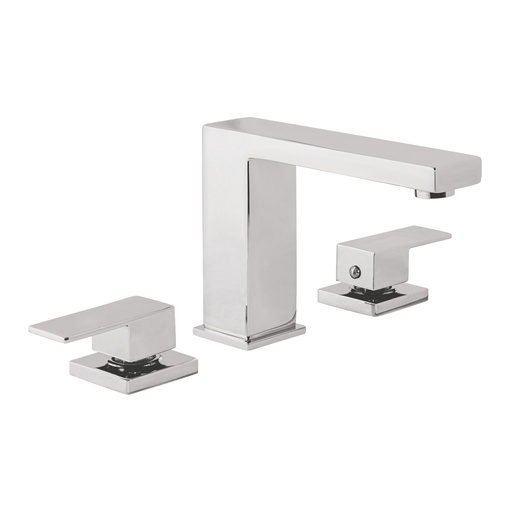 [T44080] Mezcladora para lavabo taladros separados, cromo, FOSET KUBO - Pag 486