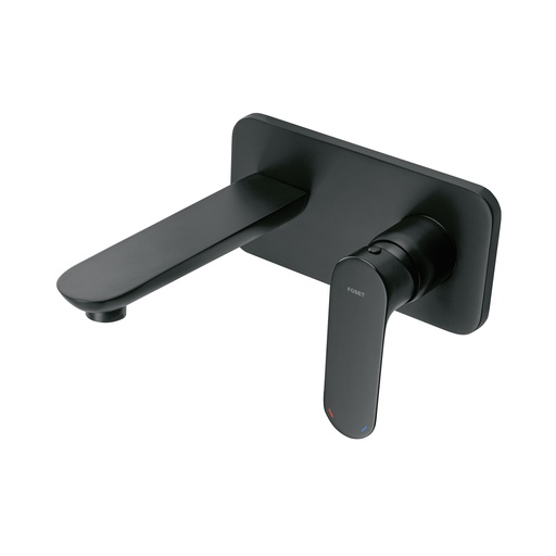 [T44095] Monomando a pared para lavabo, negro, FOSET RIVIERA - Pag 491