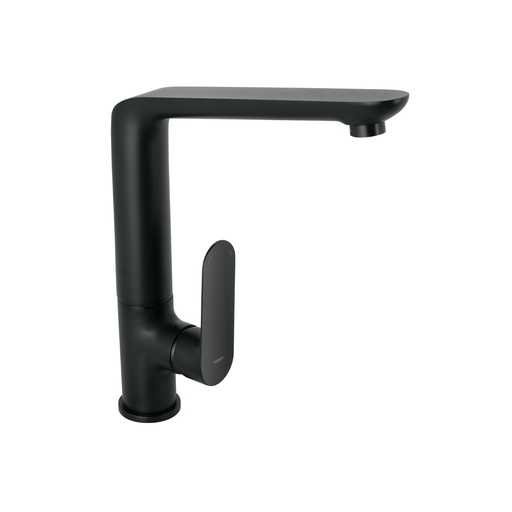 [T44102] Monomando cuello alto para fregadero, negro, FOSET RIVIERA - Pag 491