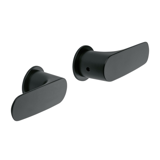 [T44118] Juego manerales palanca para regadera, negro, FOSET RIVIERA - Pag 492