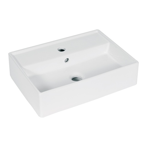 [T44179] Lavabo de porcelana de sobreponer rectangular, blanco, FOSET - Pag 542