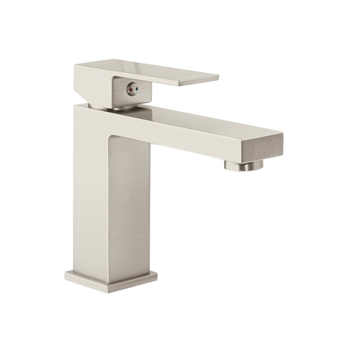 [T44202] Monomando corto para lavabo, satín, FOSET KUBO - Pag 486