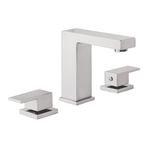 [T44258] Mezcladora para lavabo taladros separados, satín, FOSET KUBO - Pag 486