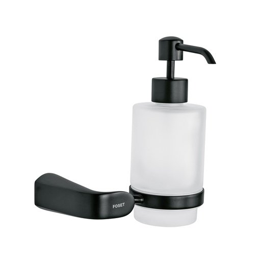[T44278] Dispensador de jabón a pared, negro, FOSET RIVIERA - Pag 494