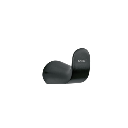 [T44317] Gancho sencillo para toallas, negro, FOSET RIVIERA - Pag 494