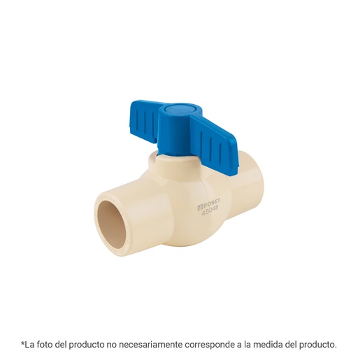 [T44463] Válvula de esfera CPVC, 2', FOSET - Pag 526