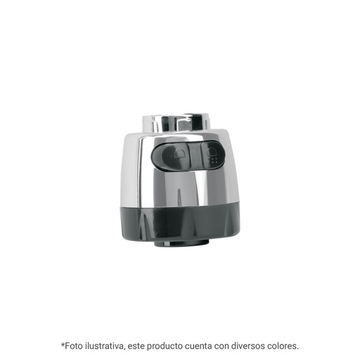 [T45380] Cabezal dirigible para mezcladora de fregadero, cromo, AQUA