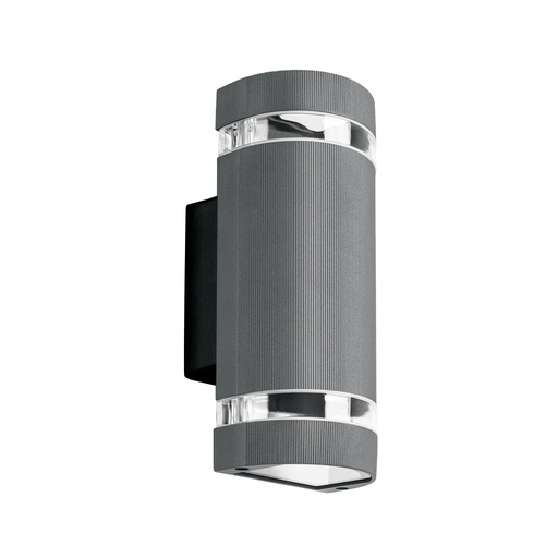 [T45409] Arbotante exterior con 2 spots, lámparas no incluida, gris - Pag 459