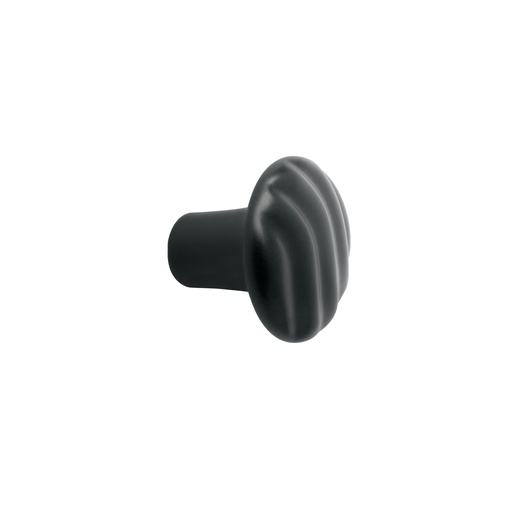 [T45833] Perilla metálica estilo 'Toledo', acabado negro, HERMEX - Pag 599