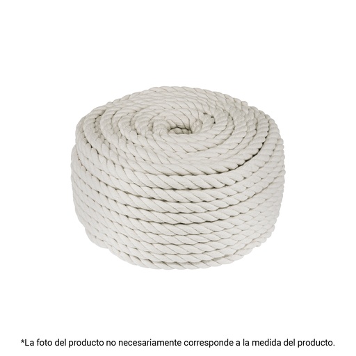 [T45837] Piola de algodón de 6 mm, rollo, natural, 1 kg, FIERO - Pag 557