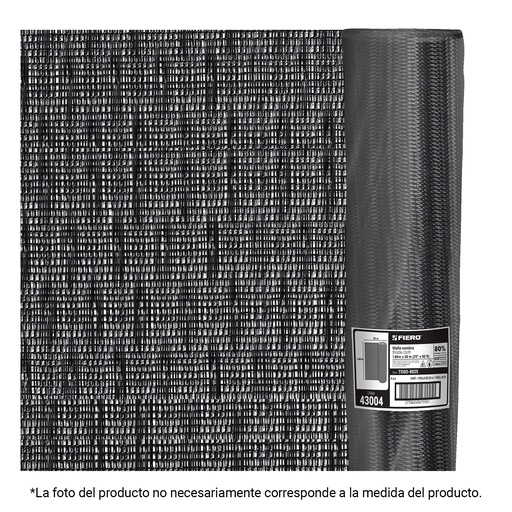 [T45844] Rollo de toldo sombra 80% de 15 m x 1.85 m, Fiero - Pag 559