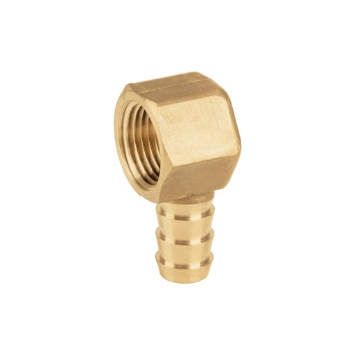 [T45881] Codo estufa a 90° de latón con espiga de 3/8', Foset - Pag 521