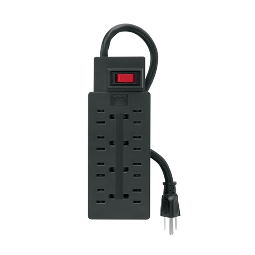 [T48793] Multicontacto uso rudo 8 entradas sup. de picos 460 J, negro - Pag 425